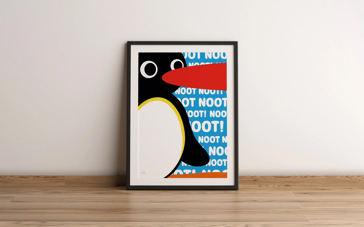 Aperçu de l'affiche du personnage Pingu par Orcaz.