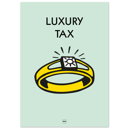 Affiche icône du monopoly Luxury Tax