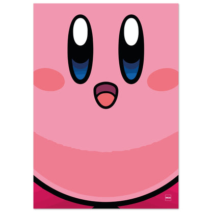 Aperçu de l'affiche du personnage Kirby par Orcaz.