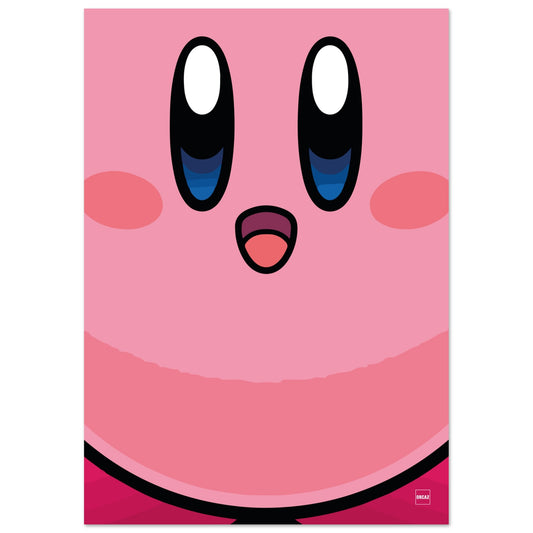 Aperçu de l'affiche du personnage Kirby par Orcaz.