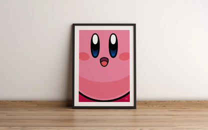 Aperçu de l'affiche du personnage Kirby par Orcaz.