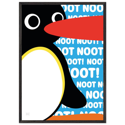 Affiche du personnage des années 90 : Pingu !