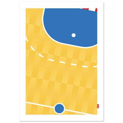 Aperçu d'une affiche de terrain de handball