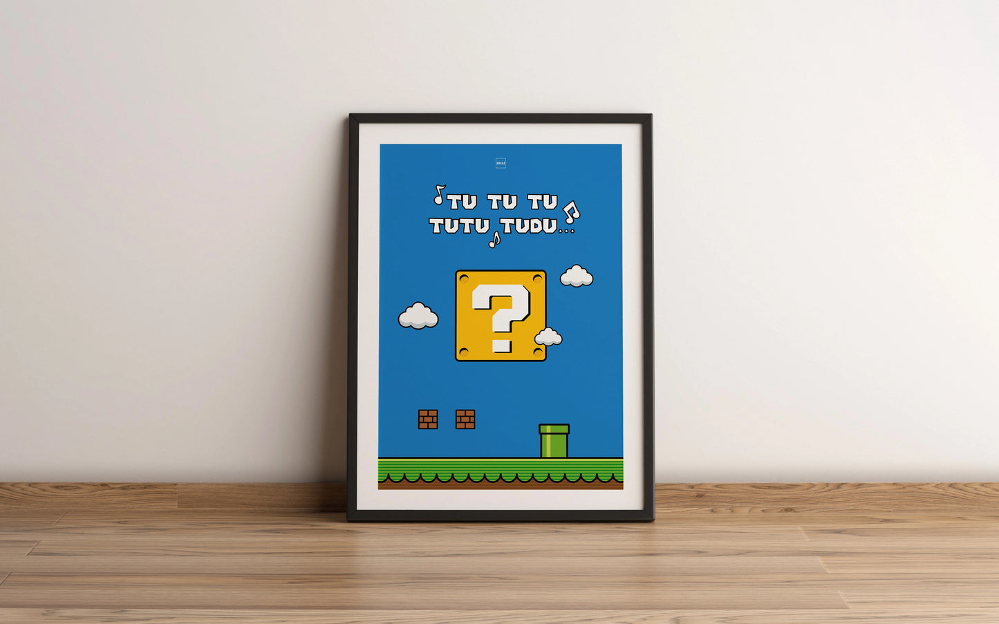 Affiche encadrée Royaume Champignon