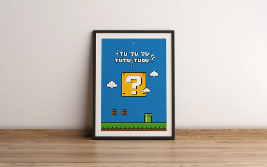 Affiche encadrée Royaume Champignon