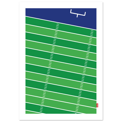 Aperçu de l'affiche du terrain de football américain de la marque Orcaz.