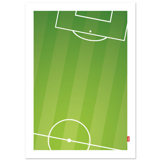 Aperçu de l'affiche du terrain de football de la marque Orcaz.
