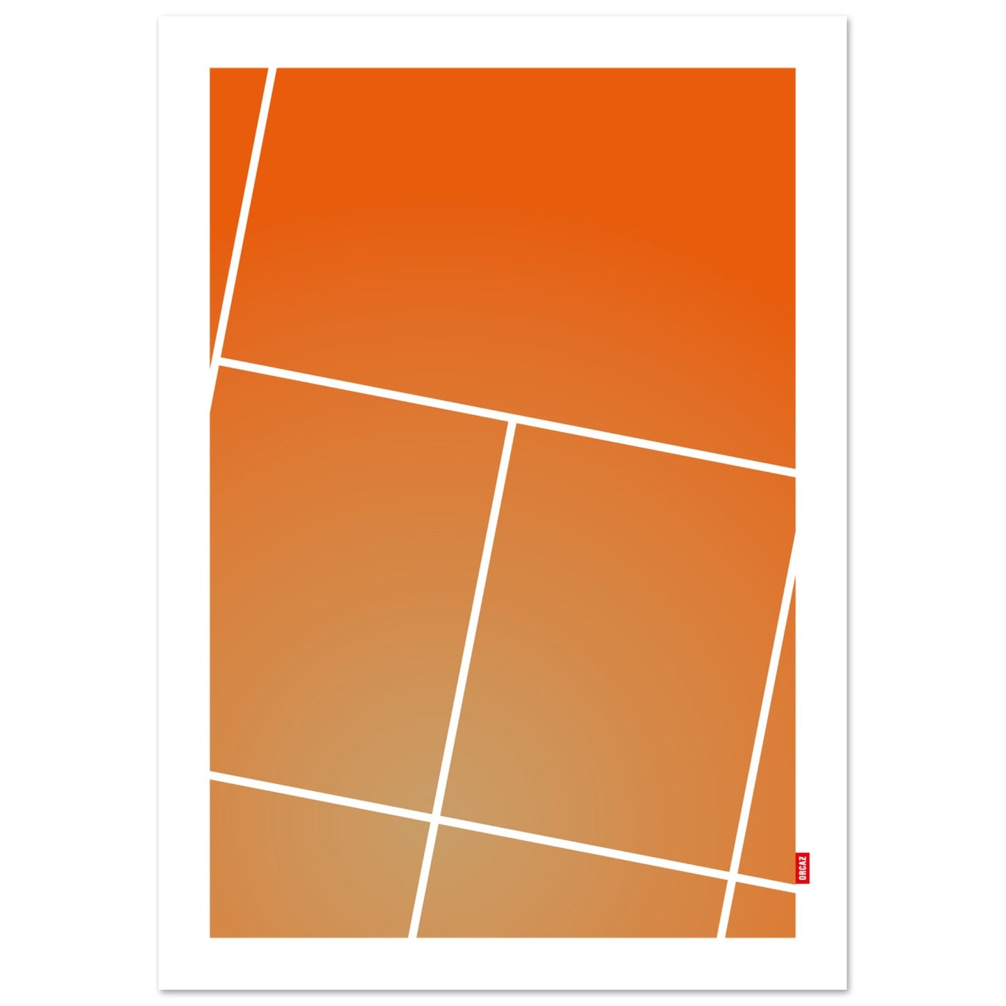 Aperçu de l'affiche du terrain de tennis de la marque Orcaz.