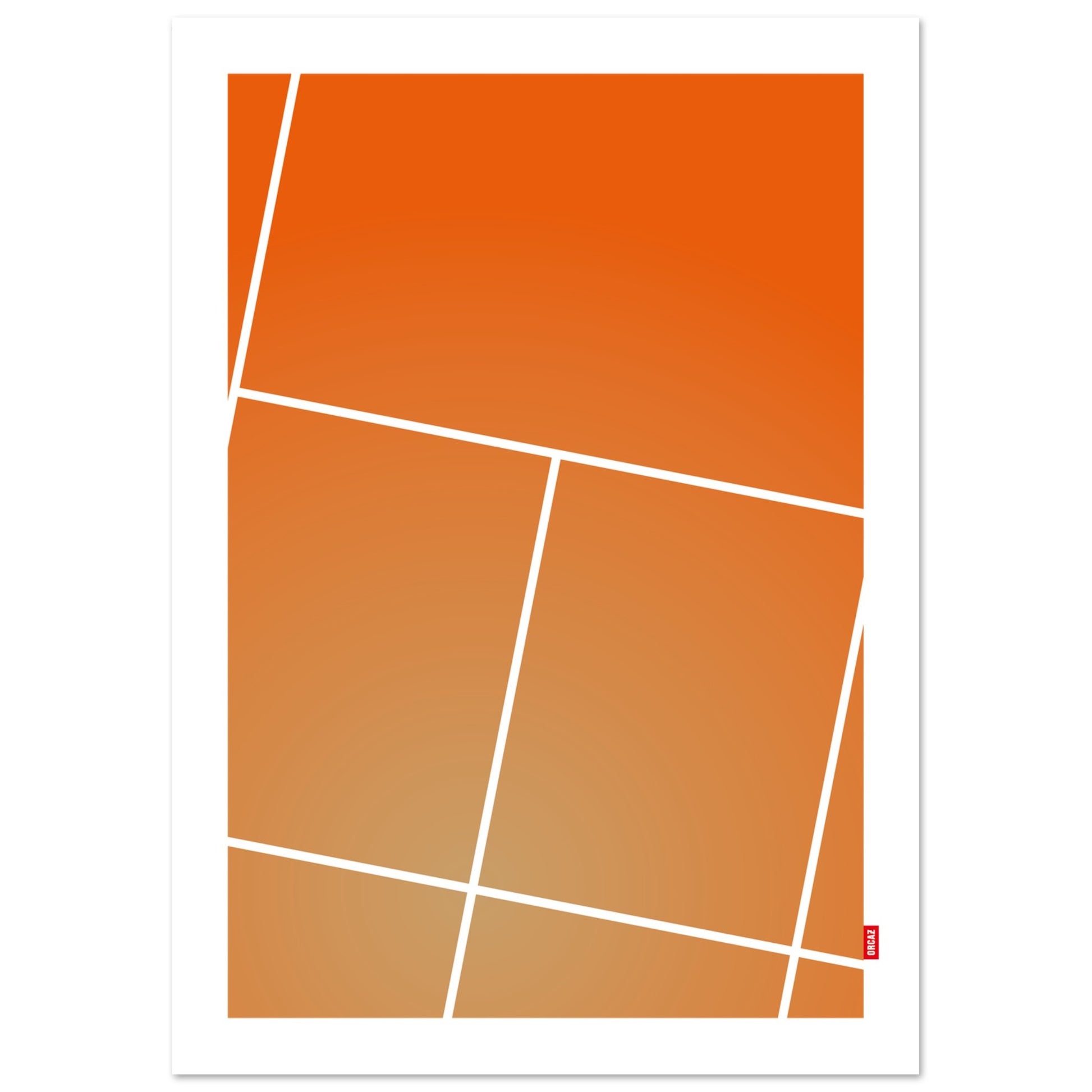 Aperçu de l'affiche du terrain de tennis de la marque Orcaz.