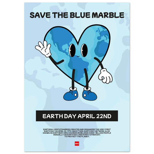 Affiche sur le thème du jour de la terre