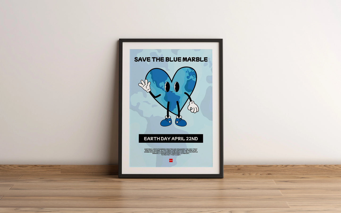 Affiche sur le thème du jour de la terre