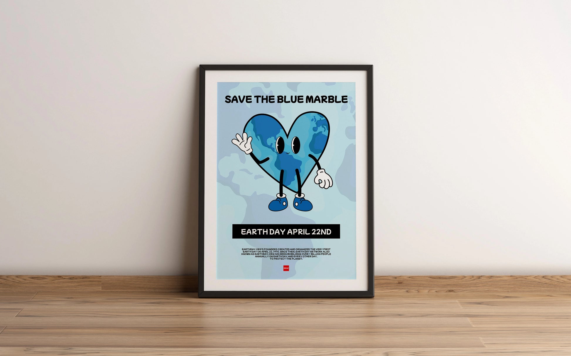 Affiche sur le thème du jour de la terre