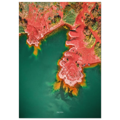 Photographie du lac de Sagalou par Thomas Zilberdoukaten en drone.