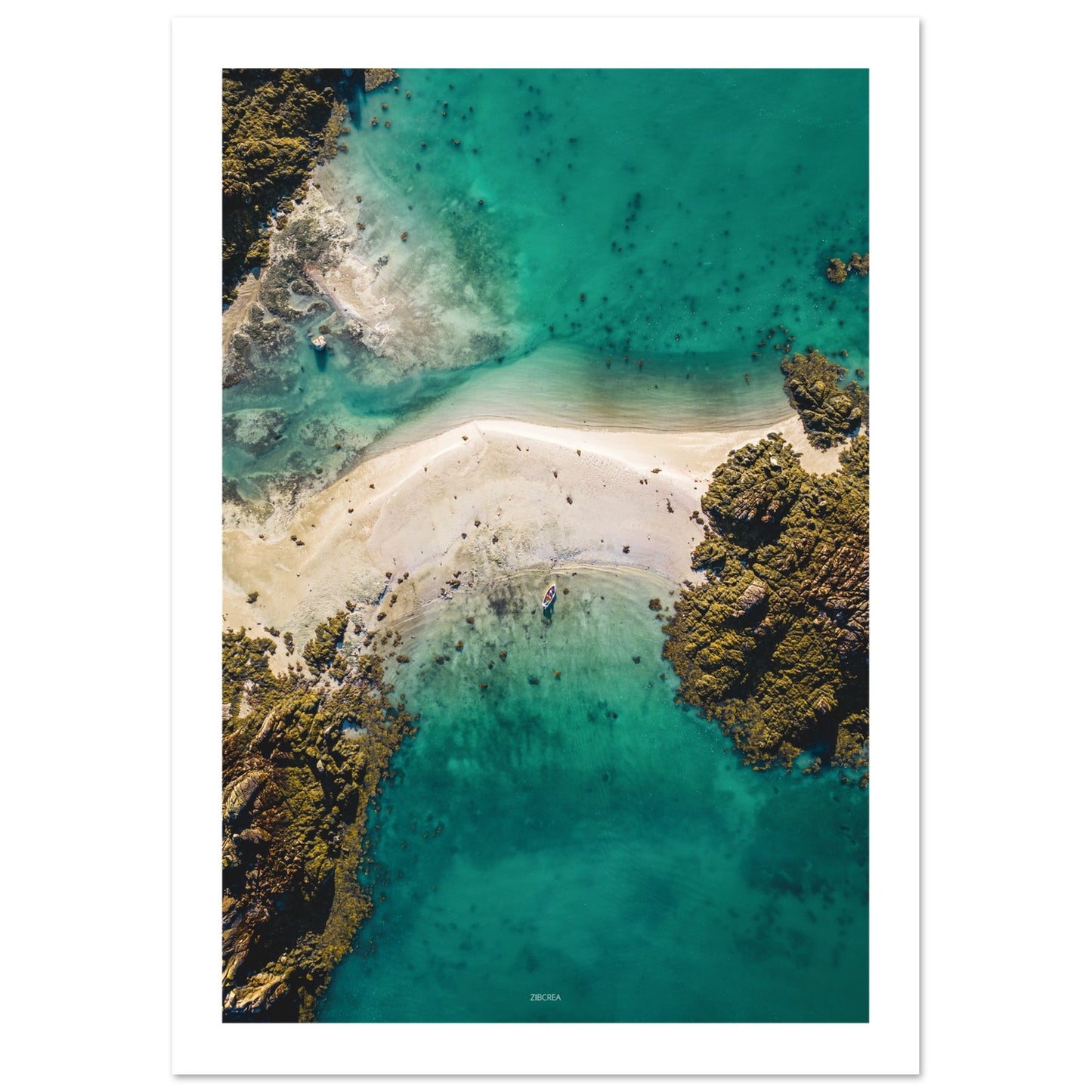 Photographie des îles Chausey par Thomas Zilberdoukaten en drone.