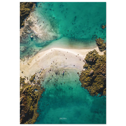 Photographie des îles Chausey par Thomas Zilberdoukaten en drone.