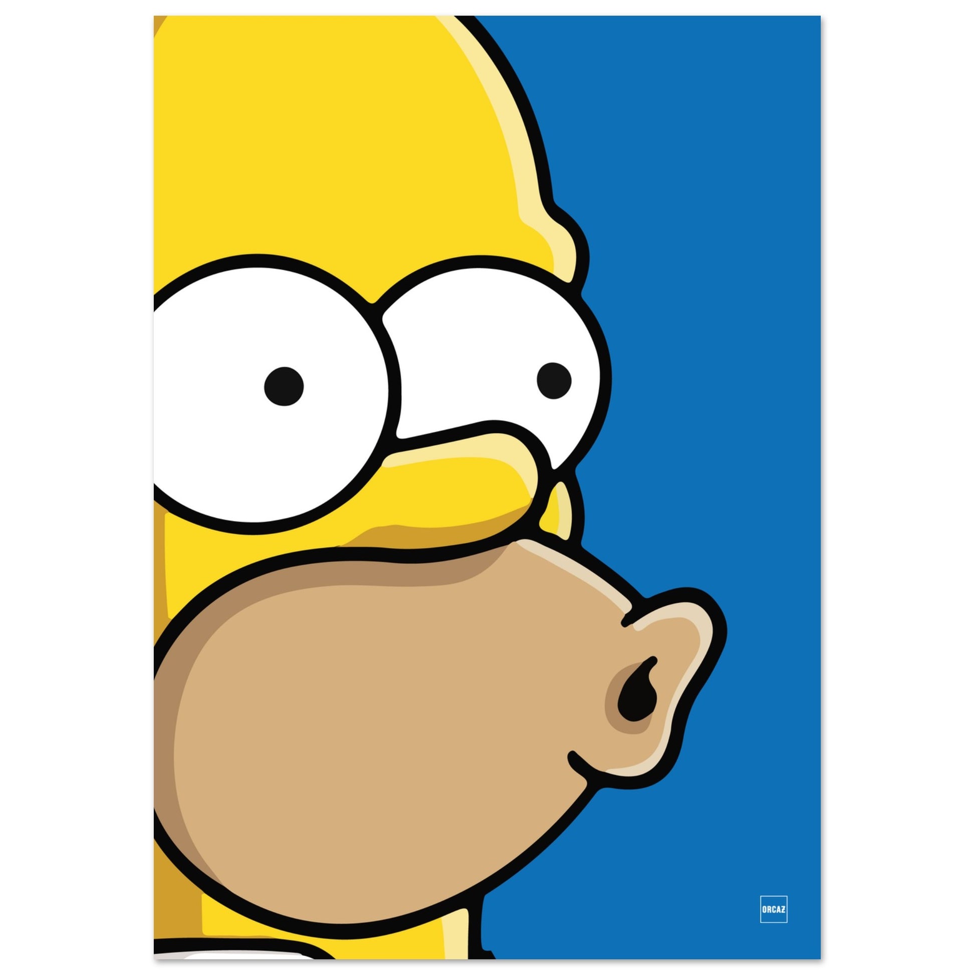 Aperçu du l'affiche de Homer Simpson par Orcaz