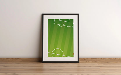 Aperçu de l'affiche du terrain de football de la marque Orcaz.