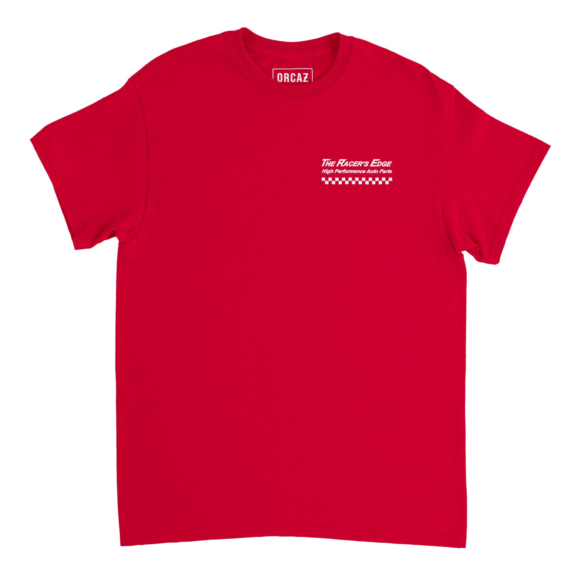 Aperçu du t-shirt rouge The Racers Edge inspiré du film Fast and Furious.