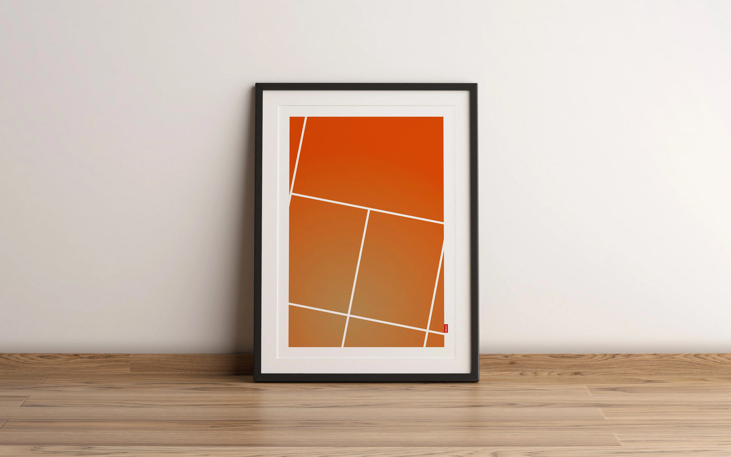 Aperçu de l'affiche du terrain de tennis de la marque Orcaz.