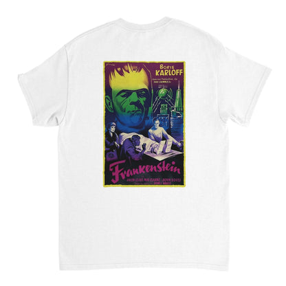 T-shirt blanc "Frankenstein"