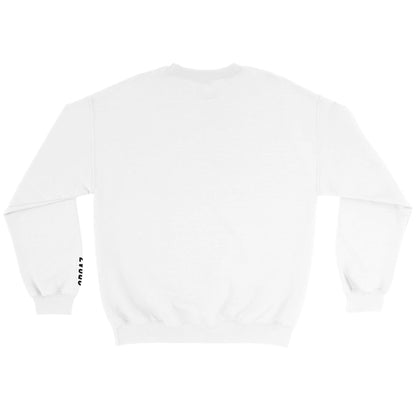 Sweat blanc de dos