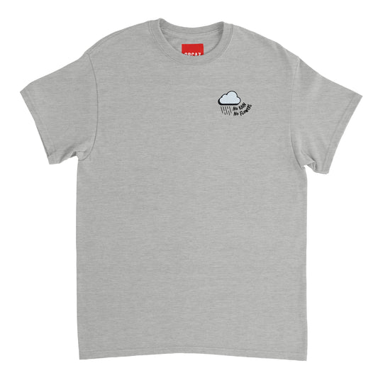 T-shirt gris avec petit nuage