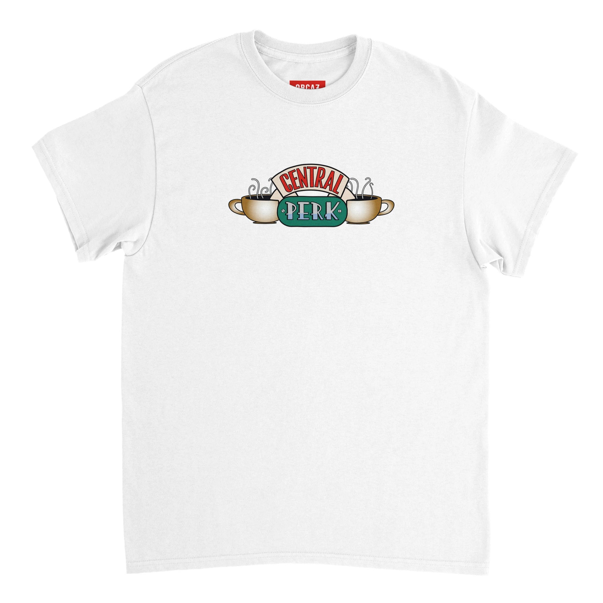 Tshirt blanc du Central Perk de la série friends.
