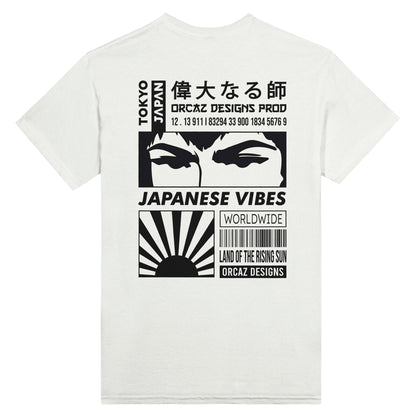 Tshirt blanc imprimé dans le dos d'un design original Orcaz Designs et inspiré du shonen manga Great Teacher Onizuka