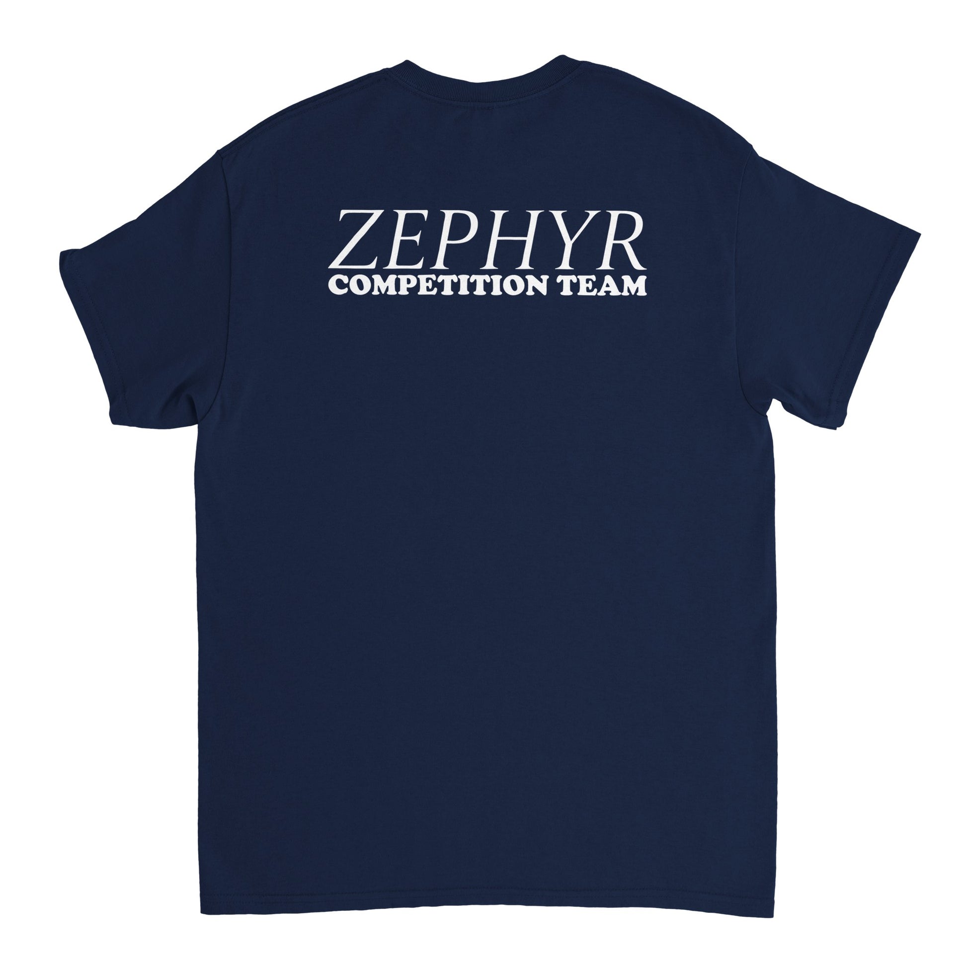Tshirt bleu Zephyr dos