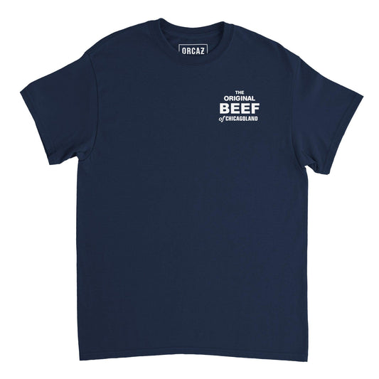 T-shirt bleu "The Original Beef of Chicagoland