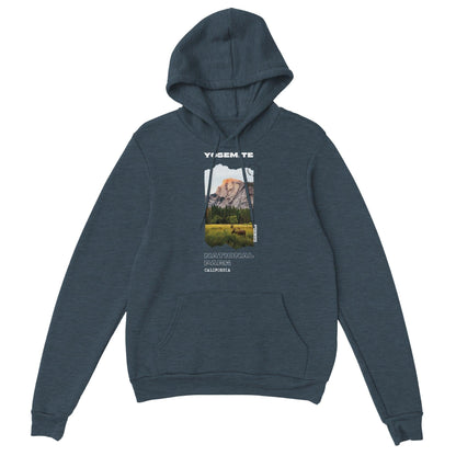 Hoodie gris imprimé "Yosemite"