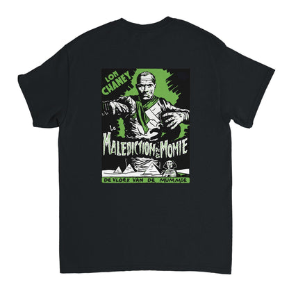 T-shirt noir affiche La Malédiction de la Momie